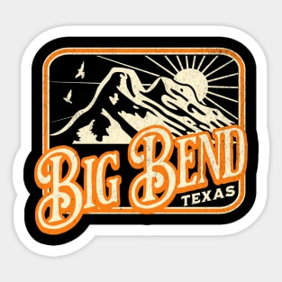 Big Bend National Park Texas Vacation Travel Mountains Sticker